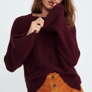 SOLD- Made well Bell Sleeve Pull Over